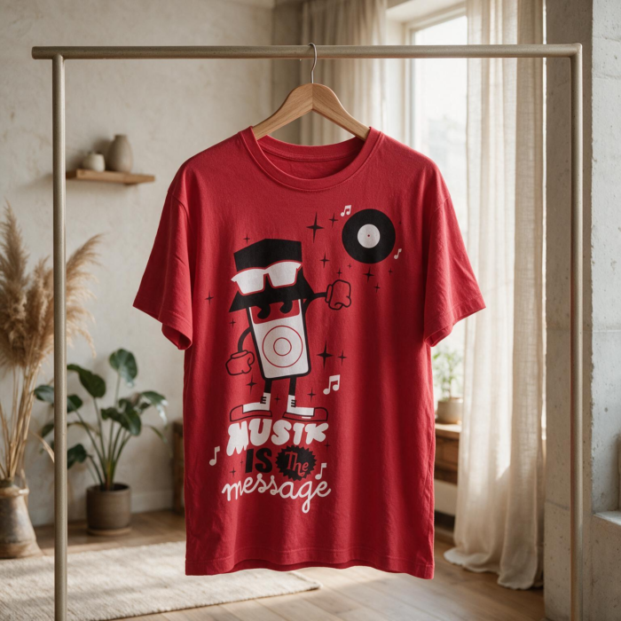 Musik is the Message | Men T-Shirt | Imported